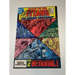 TALES OF THE TEEN TITANS #43 SIGNED Autographed MARV WOLFMAN and Mike Decarlo